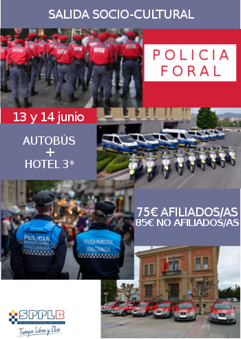 Oferta ocio SPPLB POLICIA FORAL/ POLICIA MUNICIPAL PAMPLONA